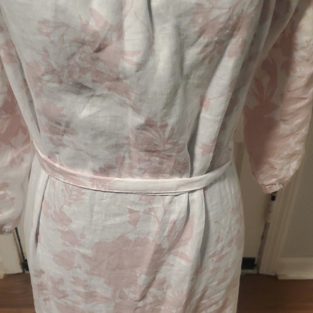 Saks Fifth Avenue Elegant Pink Floral Women's Dress - Picture 4 of 10